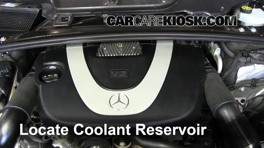 2010 Mercedes-Benz R350 4Matic 3.5L V6 Coolant (Antifreeze) Check Coolant Level